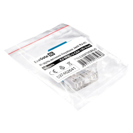 Модуль-вставка Keystone Jack RJ-45 ExeGate KJ-8P8C-U-C6A-180-Dual (Кат.6A, неэкранированная, 180 градусов, IDC Krone/110) EX297263RUS