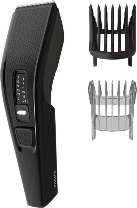 Машинка для стрижки волос Philips HC3510/15 (для прически/для бороды и усов, длина стрижки: 0.5–23 мм, питание от сети, влажная чистка, не требует смазки)