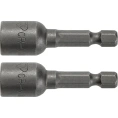 Насадка торцевая с магнитом (2 шт; 13 мм; 1/4"; CrV) Hogert Technik HT1S460