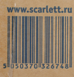 Вентилятор напольный Scarlett SC-SF111B29, белый и голубой