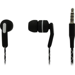 Гарнитура ES-F15 BLACK Dialog с кнопкой ответа для мобильных устройств, черная