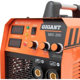 Сварочный полуавтомат - инвертор (200 A; EURO; ПВ 60%) Gigant MIG-200