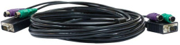 Кабель D-Link DKVM-CB3/A3A 3м, многожильный, черный