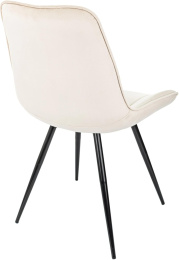 Стул для дома Бюрократ CH-K2 бежевый Holland 06 металл черный на ножках CH-K2_1/HL07