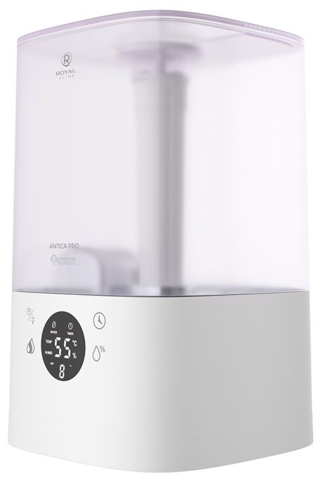 Увлажнитель воздуха ультразвуковой Royal Clima RUH-ANP300/4.3E-WT, 4.3л, белый