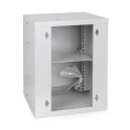 Cabeus WSC-8Um Шкаф телекоммуникационный настенный 10" 8U 326x300x405mm (ШхГхВ) дверь металл