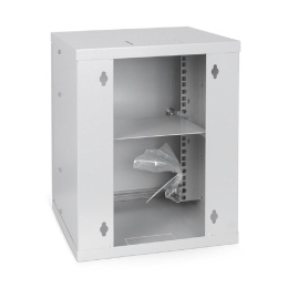 Cabeus WSC-8Um Шкаф телекоммуникационный настенный 10" 8U 326x300x405mm (ШхГхВ) дверь металл