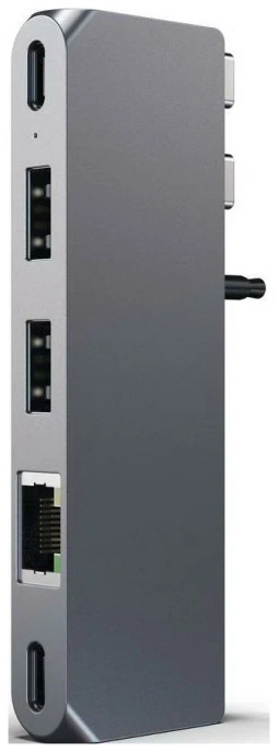 Хаб Satechi Pro Hub Mini. Цвет - Серый космос