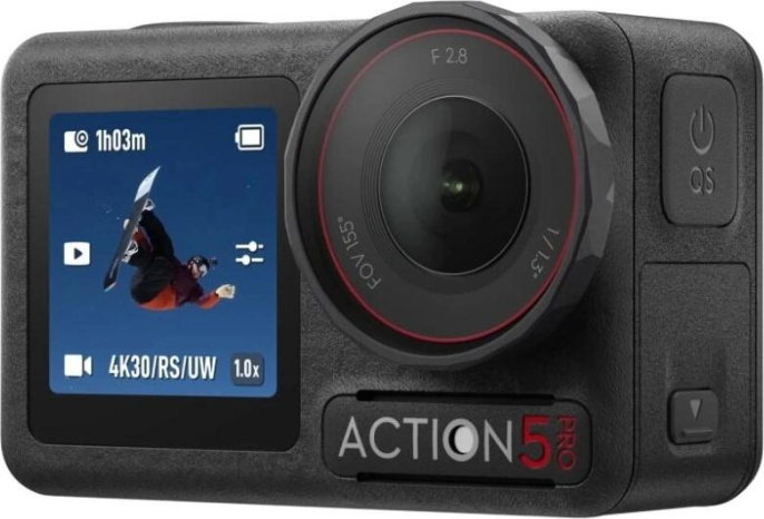 Экшн-камера DJI Osmo Action 5 Pro Adventure Combo 4K,  WiFi,  черный/ черный