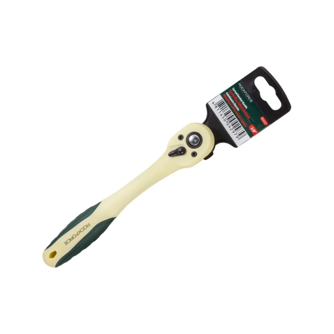 Трещотка реверсивная Rockforce в пластиковом корпусе 3/8" (72зуб.) RF-802327(51675)