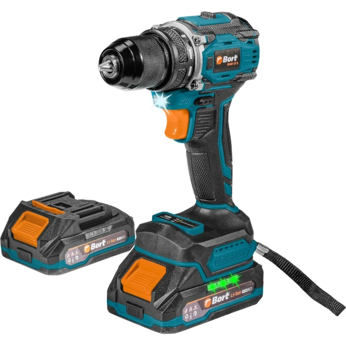 Дрель-шуруповерт аккумуляторная BORT BAB-21S 2x2Ач+ЗУ 93414912