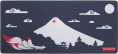 Коврик для мыши Red Square Kitsune XL RSQ-40064 900х400х3 мм, для лазерных и оптических мышей, белый, синий, рисунок Фудзияма