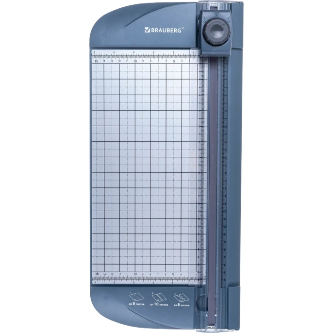 Роликовый резак BRAUBERG TRIPLE CUT с тремя типами резки, до 10 л, длина реза 310 мм 532330