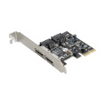 Контроллер ExeGate EXE-501 (PCI-E x1 v2.0, SATA3 6Gb/s, 2 int.+2 ext., ASMedia Chipset ASM1061) EX283707RUS