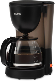 Кофеварка Vitek VT-8380, капельная, черный