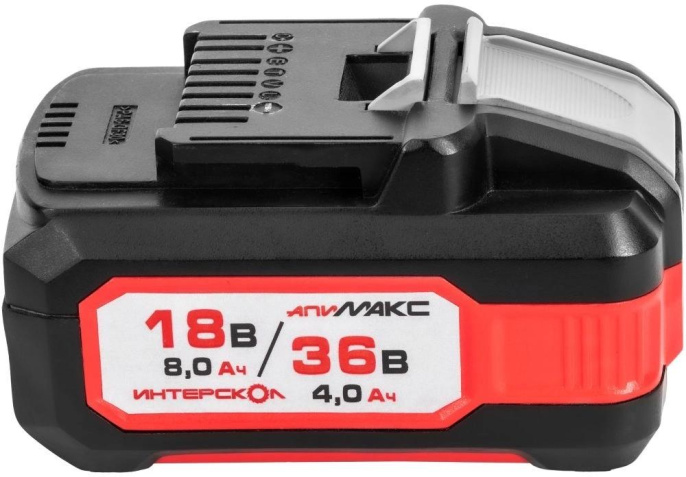 Батарея аккумуляторная Интерскол АПИМАКС-8 4 /18 36 И 18В 8Ач Li-Ion 2400.308