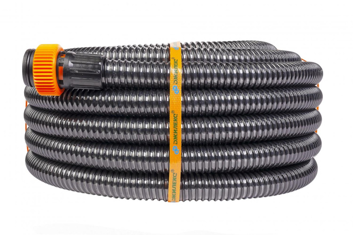 Шланг Джилекс УЖ 1 1/2" 15м всасывающий черный 9810