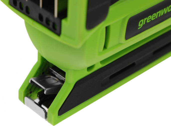 Степлер ручной Greenworks G24CS10 скобы 4/55/90/18GA 3400107