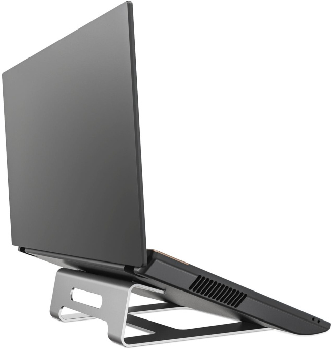 Подставка для ноутбука Cactus CS-NB-AL, 15.4", 235х235, серебристый