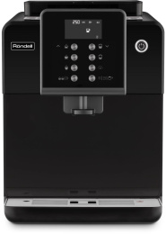 Кофемашина автоматическая Rondell RDE-1107, 20Бар, с автоматическим капучинатором, черный/серебристый