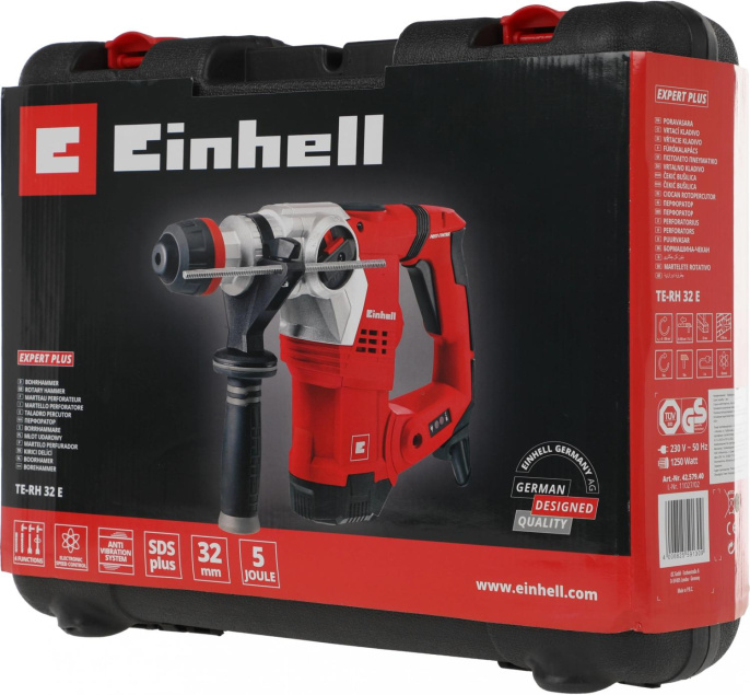 Перфоратор Einhell TE-RH 32 E патрон:SDS-plus уд.:5Дж 1250Вт кейс в комплекте