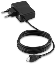 Сетевое зарядное устройство Buro XCJ-021-EM-1A, microUSB, 5Вт, 1A, черный