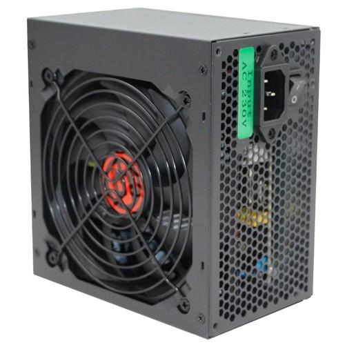 Блок питания Ginzzu CB700 12CM black,24+4p,2 PCI-E 6+2 , 6*SATA, 3*IDE,оплетка MB, кабель питания