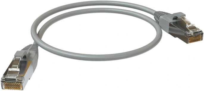 Патч-корд SYSMATRIX вилка RJ-45, вилка RJ-45, кат.5E, LSZH, 0.5м, серый [pc 4545.5es26.05lszhgy]