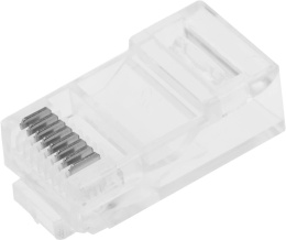 Коннектор Premier 6-008 кат.5e RJ45 прозрачный