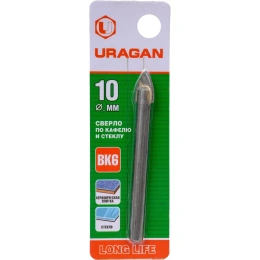 Сверло по кафелю и стеклу (10 мм) Uragan 29830-10