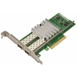 Сетевой адаптер Intel Ethernet Server Adapter X520-DA2, 10Gb Dual Port, SFP+, transivers no included, LP and FH brackets included analog E10G42BTDA / E10G42BTDABLK (EX520DA2G2P5)