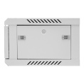 Шкаф телекоммуникационный 19" настенный 4U ExeGate EC-WM-4U.450.M.GREY 19”, 4U, 600x450x280mm ШхГхВ , передняя дверь металл, съемные боковые панели, пыле- и влагозащита IP23, светло-серый RAL 7035 EX300253RUS