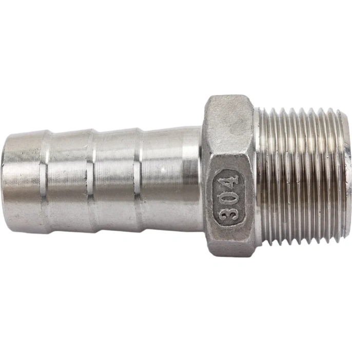 Ниппель для шланга нержавеющий (3/4"; 19 мм; AISI304) TITAN LOCK TL075HTM