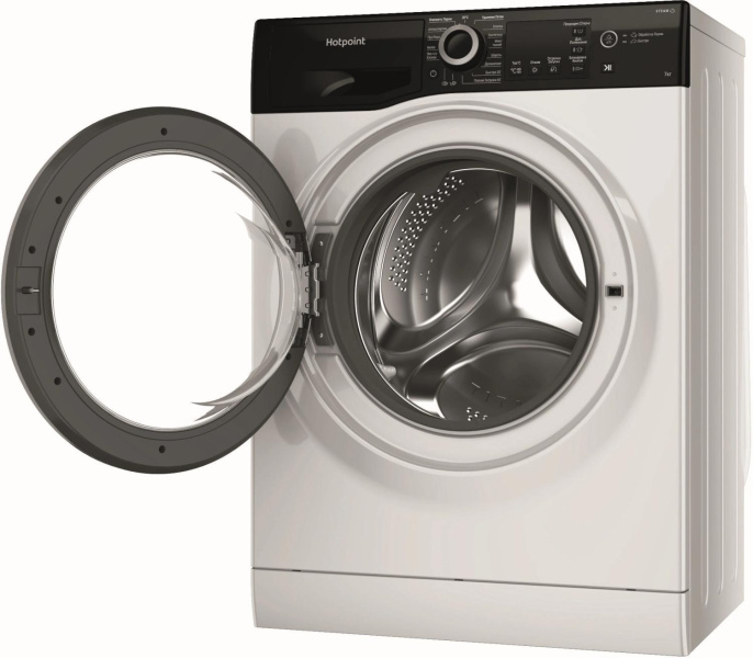 HOTPOINT-ARISTON Стиральная машина HOTPOINT NSB 7225 ZS V RU, с фронтальной загрузкой, с паром, 7кг, 1200об/мин 869991644680