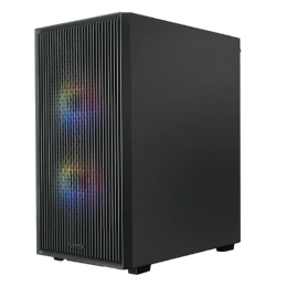 XASTRA Корпус A307M 3FRGB Black mATX/Mesh/ tempered glass / 3x 120mm FC120 FRGB fans/ A307M-3FC12F