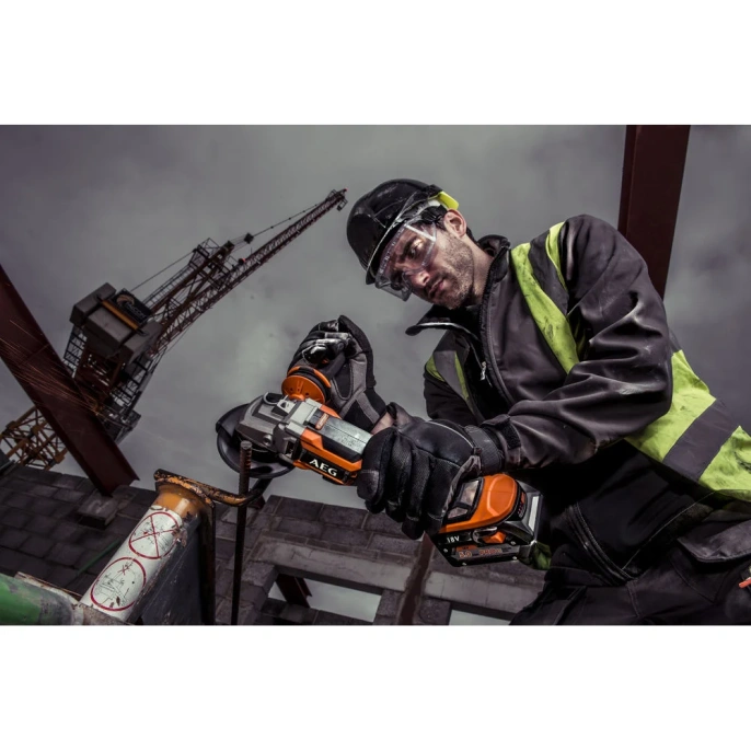 Бесщеточная угловая шлифмашина AEG BEWS18-125BLLI-502C 4935464417