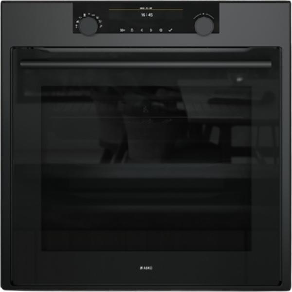 Встраиваемые электрические духовки ASKO/ Арт. 742130 ; 59.5x59.5x54.6, гриль, сенсорное управление, TFT дисплей, пиролитическая очистка, таймер, графит (OP8687A1)