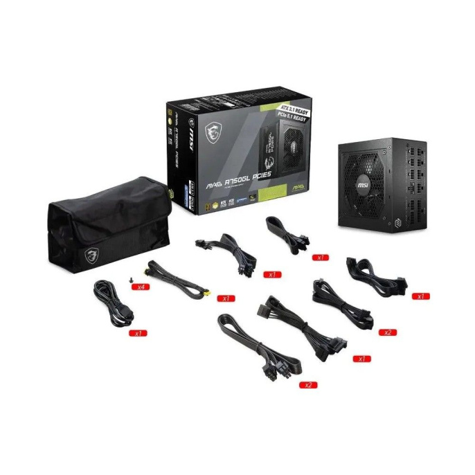 Блок питания MSI ATX 750W MAG A750GL PCIE5