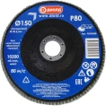 Круг лепестковый абразивный торцевой 150x22.2 мм, Р80 ДИОЛД 90242008