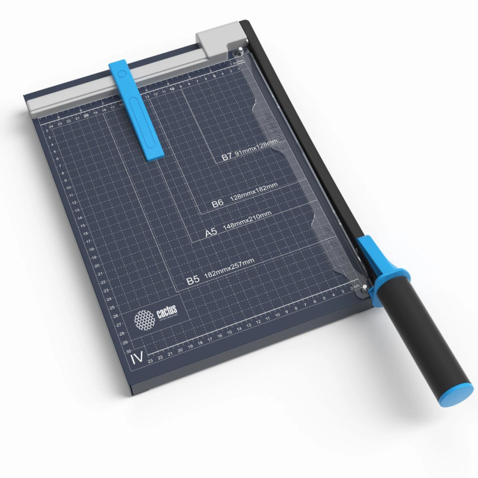 Резак сабельный Cactus CS-CUT-GM412 A4/12лист./320мм/автоприжим/защитный экран