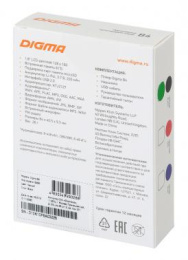 MP3 плеер Digma B4 flash, 8ГБ, черный
