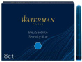 Картридж Waterman Standard S0110860 Serenity Blue чернила для ручек перьевых 8шт