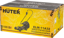 Газонокосилка электрическая Huter ELM-11A32, 32см, несамоходная [70/4/14]