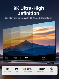 Угловой адаптер CABLETIME CP42G (CT-HMF8K-AGD) HDMI 8K HDMI 2.1 «папа-мама» — идеальное решение для ограниченного пространства