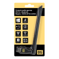 Сетевой комбо-адаптер Wi-Fi 6 + Bluetooth ExeGate EDWA-BT53-AX900 (BT5.3, Dual Band Wi-Fi AX (a/b/g/n/ax), чипсет Realtek8851, 2.4 ГГц до 286 Мбит/с + 5.8 ГГц до 600 Мбит/с, 1x5dBi внешняя антенна, USB 2.0) EX300396RUS