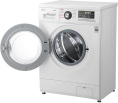 Стиральная машина LG F1296NDS0, с фронтальной загрузкой, 6кг, 1200об/мин, с паром, инверторная