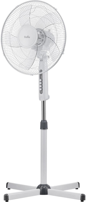 Вентилятор напольный Ballu BFF801 45Вт скоростей:3 белый/серый