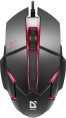 Defender Host MB-982 проводная оптическая мышь,7цветов,1000 dpi,черн,52982
