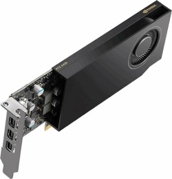 Видеокарта PNY PCI-E 4.0 A400 NVIDIA A400 4Gb 64bit GDDR6 727 mDPx4 Bulk low profile (VCNRTXA400-SB)