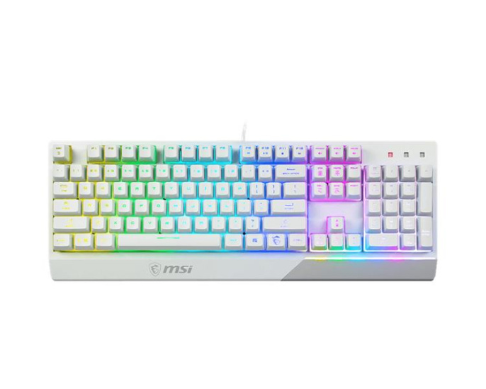 Клавиатура MSI Vigor GK30, проводная, USB, плунжерная, белый [s11-04ru304-cla]